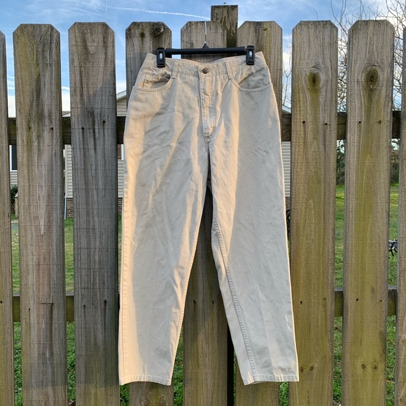 Talbots High Rise Khaki Pants Size 12 - Picture 2 of 6